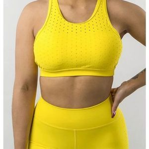 BuffBunny Allure Laser Bra Yellow Size S